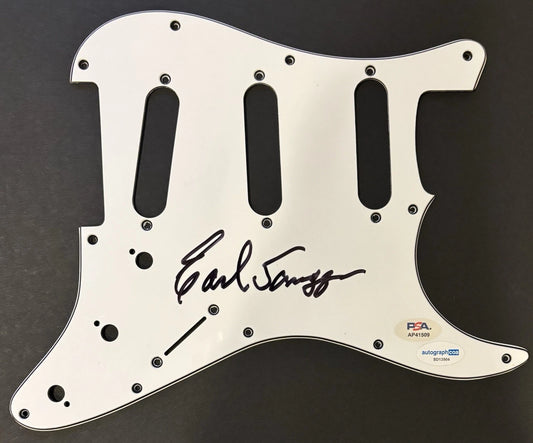 Earl Scruggs Autographed/Signed Guitar Pickguard White PSA ACOA!