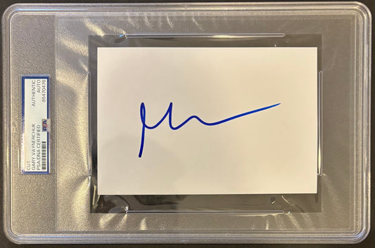 Gary Vaynerchuk Autographed/Signed 4x6 Cut PSA Encapsulated!