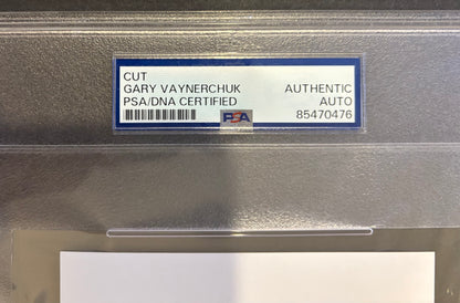 Gary Vaynerchuk Autographed/Signed 4x6 Cut PSA Encapsulated!