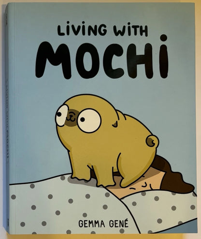 Gemma Gene Autographed/Signed & Sketch "Living With Mochi" Paperback Book COA!