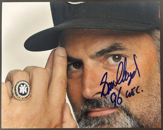Graeme Lloyd Autographed/Signed "96 WSC." New York Yankees 8x10 Photo!