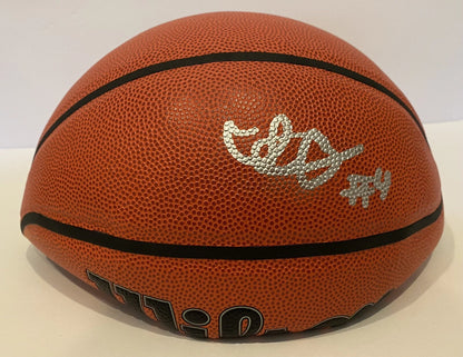 Isaiah Collier Autographed/Signed Wilson NBA Basketball PSA!