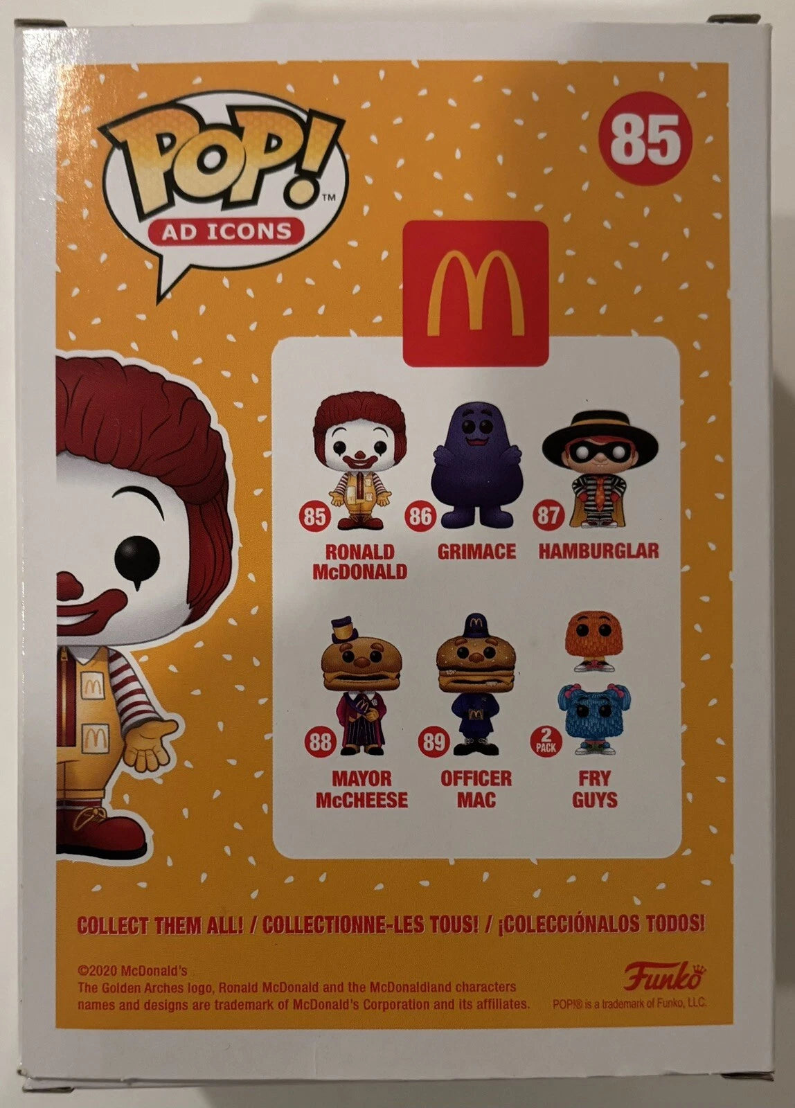 Jack Doepke Autographed/Signed "I'm Lovin' It" Ronald McDonald Funko Pop!