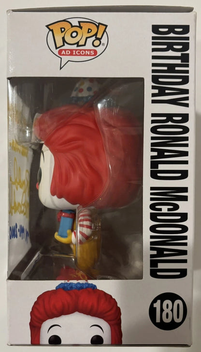 Jack Doepke Autographed/Signed "Happy Birthday! Your Clown-" Birthday Ronald McDonald Funko Pop!