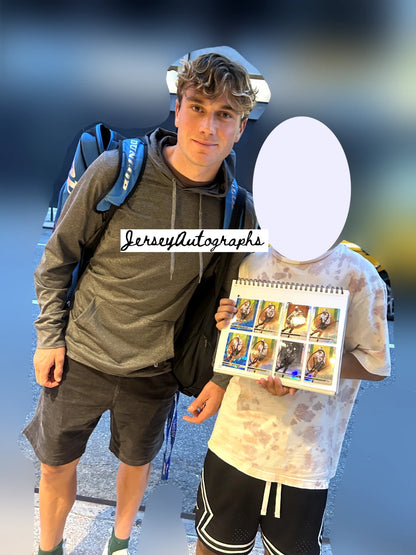 Jack Draper Autographed/Signed 2024 Topps Chrome 1st Card Sepia Refractor Exact Proof!