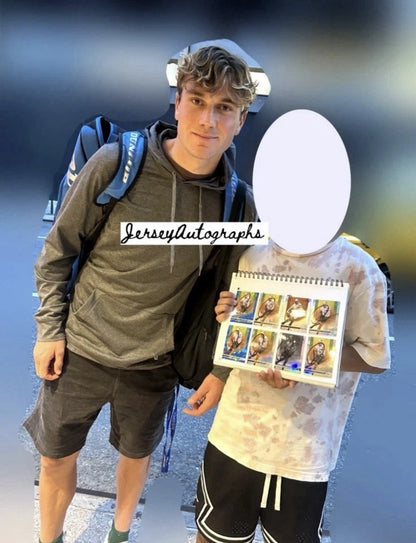 Jack Draper Autographed/Signed 2024 Topps Chrome 1st Card Prism Refractor PSA & Exact Proof!