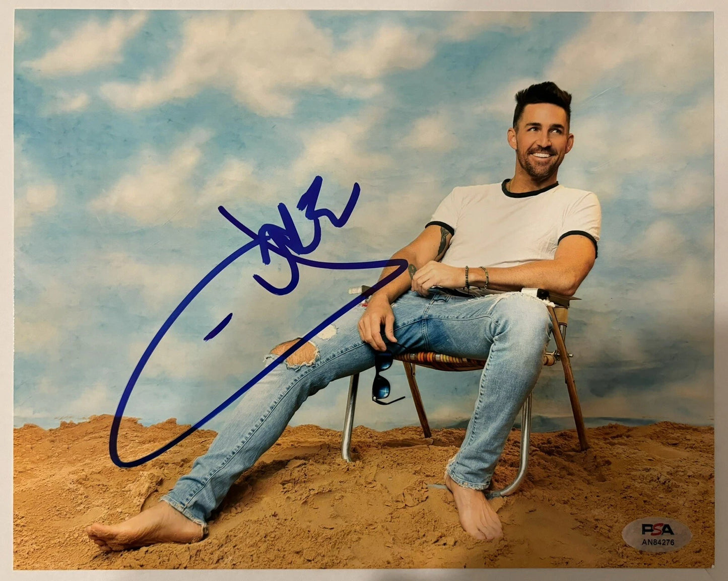 Jake Owen Autographed/Signed 8x10 Photo PSA!