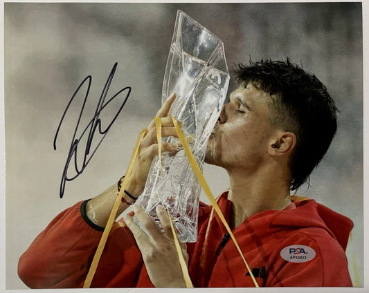 Jakub Mensik Autographed/Signed 8X10 Photo PSA!