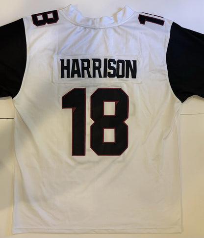 Jett Harrison St. Joseph's Prep White Jersey #18 Philadelphia NFL Sz L Marvin Jr