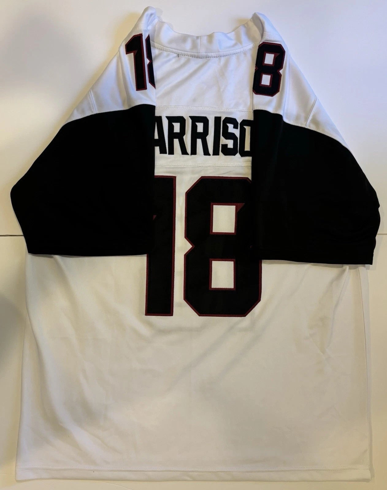 Jett Harrison St. Joseph's Prep White Jersey #18 Philadelphia NFL Sz L Marvin Jr