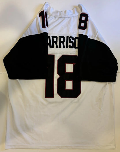Jett Harrison St. Joseph's Prep White Jersey #18 Philadelphia NFL Sz L Marvin Jr