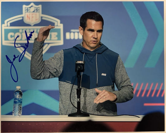 Joe Schoen Autographed/Signed 8x10 New York Giants Photo Exact Proof!