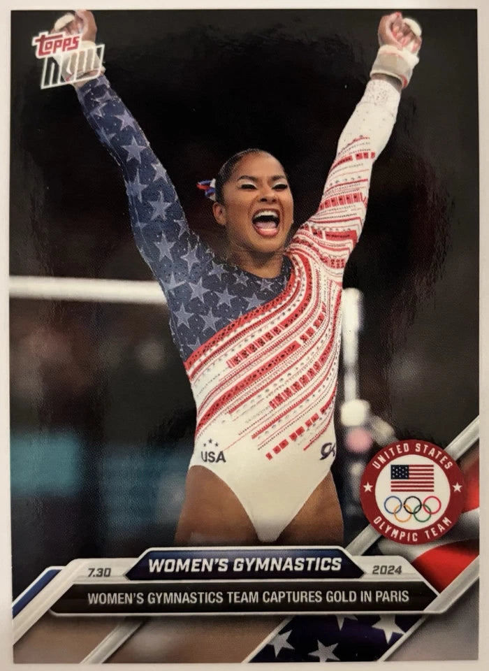 Jordan Chiles 2024 Paris Olympic Games USA Women's Gymnastics Topps Now Card #8! (Unsigned)