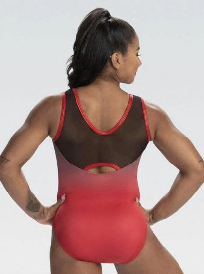 Jordan Chiles GK Elite Embrace It Elegance Red USA Gymnastics Leotard Adult Large! (Unisgned)