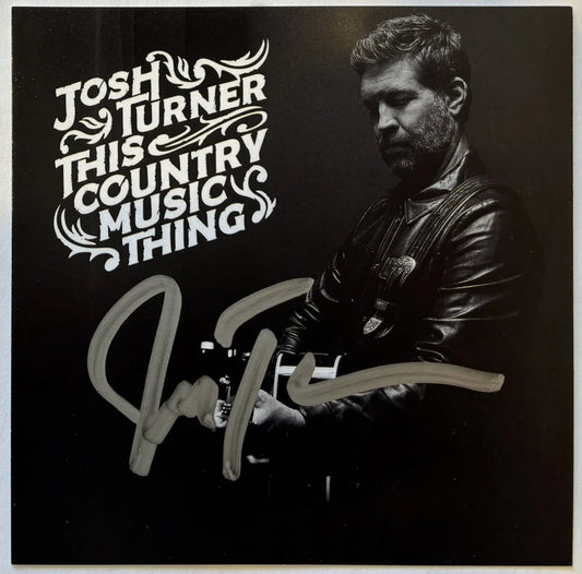 Josh Turner Autographed/Signed This Country Music Things CD Insert & CD!