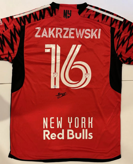 Julian Hall Autographed/Signed Zakrzewski New York Red Bulls Jersey PSA!