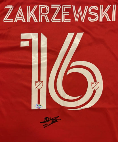 Julian Hall Autographed/Signed Zakrzewski New York Red Bulls Jersey PSA!