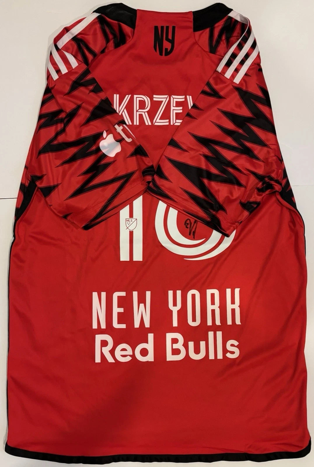 Julian Hall Autographed/Signed Zakrzewski New York Red Bulls Jersey Exact Proof!