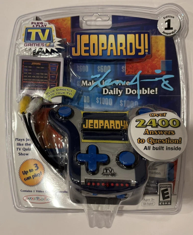 Ken Jennings Autographed/Signed Jeopardy TV Electronic Mini Game Console!
