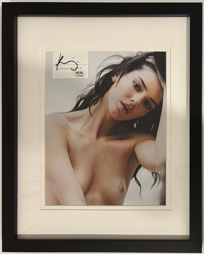 Kendall Jenner Autographed/Signed Cut PSA 11x14 Framed 8x10 Photo!