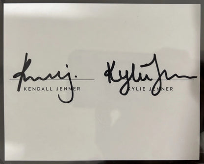 Kendall & Kylie Jenner Dual Autographed/Signed 4x5 Cut PSA 10 Auto Encapsulated!