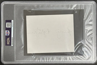Kendall & Kylie Jenner Dual Autographed/Signed 4x5 Cut PSA 10 Auto Encapsulated!