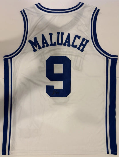 Khaman Maluach Autographed/Signed Duke Blue Devils Jersey Exact Proof!