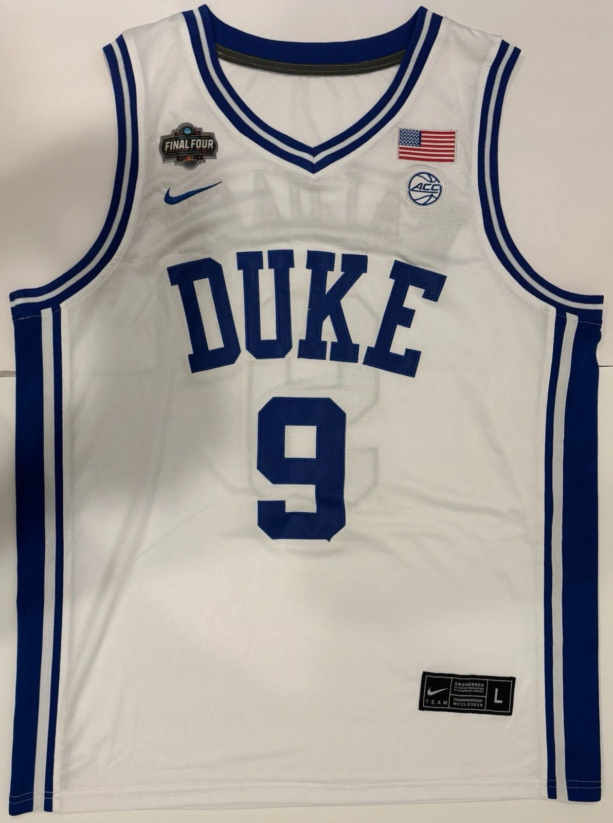 Khaman Maluach Autographed/Signed Duke Blue Devils Jersey Exact Proof!