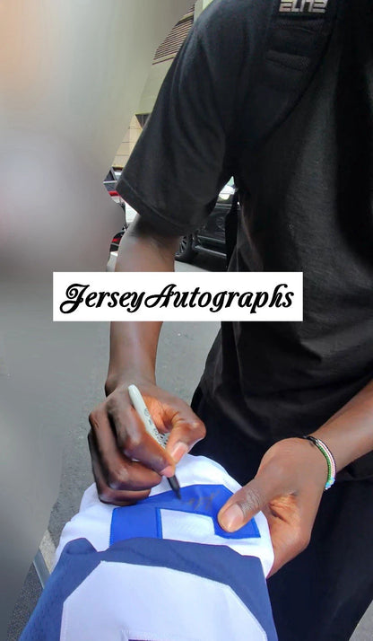 Khaman Maluach Autographed/Signed Duke Blue Devils Jersey Exact Proof!