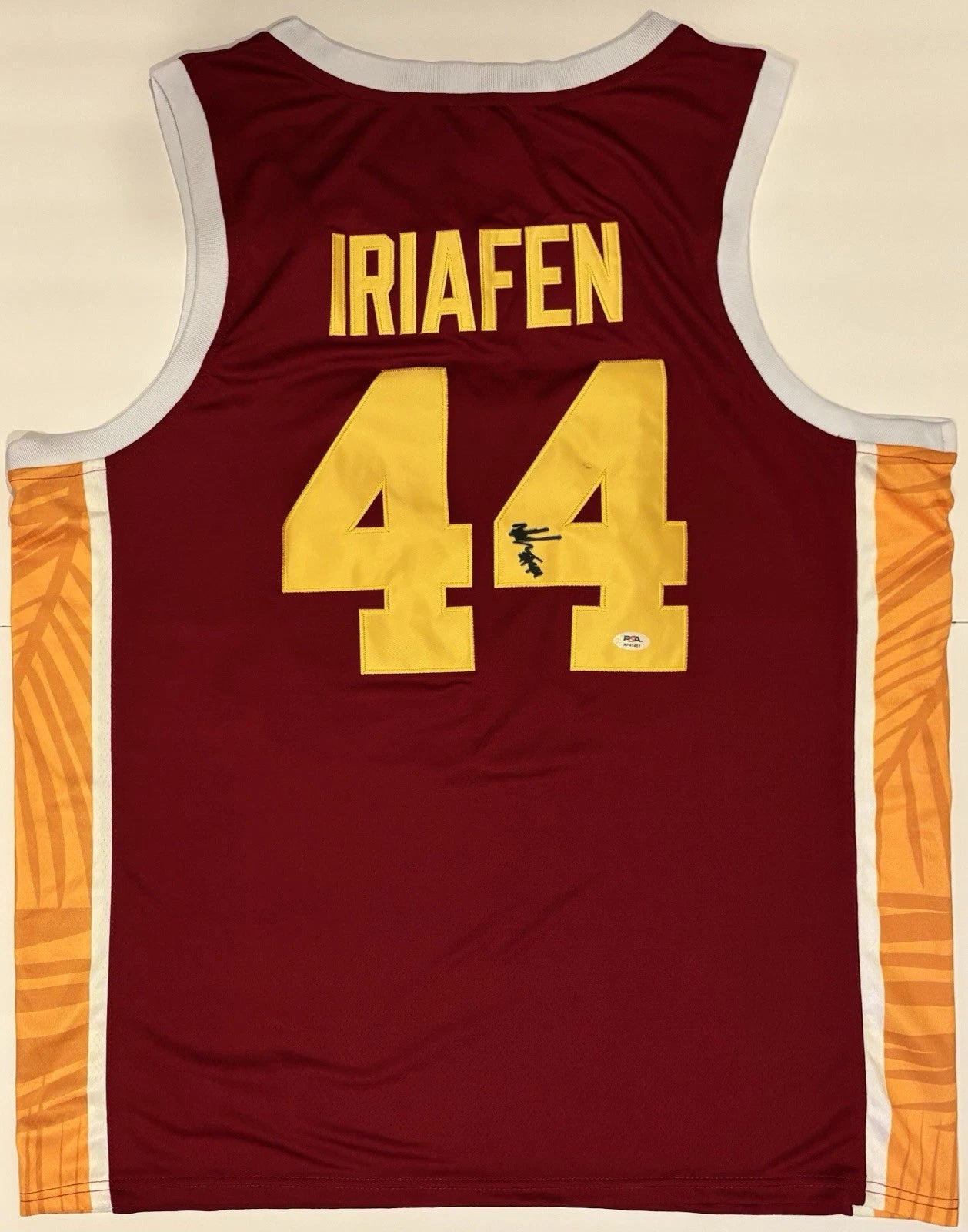 Kiki Iriafen Autographed/Signed USC Trojans Jersey PSA!