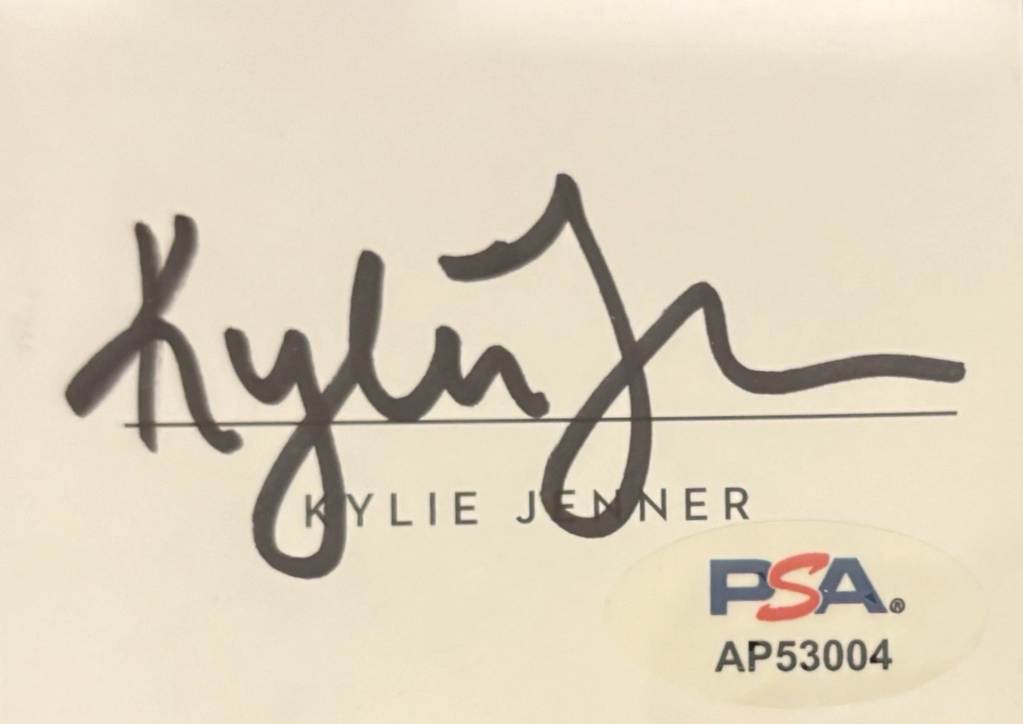 Kylie Jenner Autographed/Signed Cut PSA 11x14 Framed 8x10 Photo!
