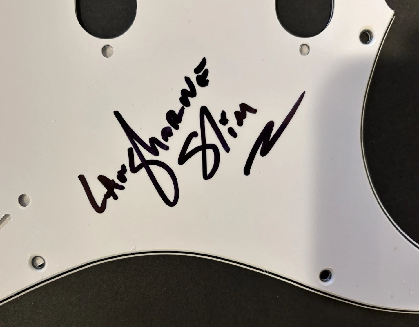 Langhorne Slim Autographed/Signed Electric Guitar Pickguard Exact Proof!