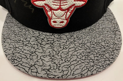 Lauri Markkanen Autographed/Signed Chicago Bulls Snapback Hat Limited Edition!