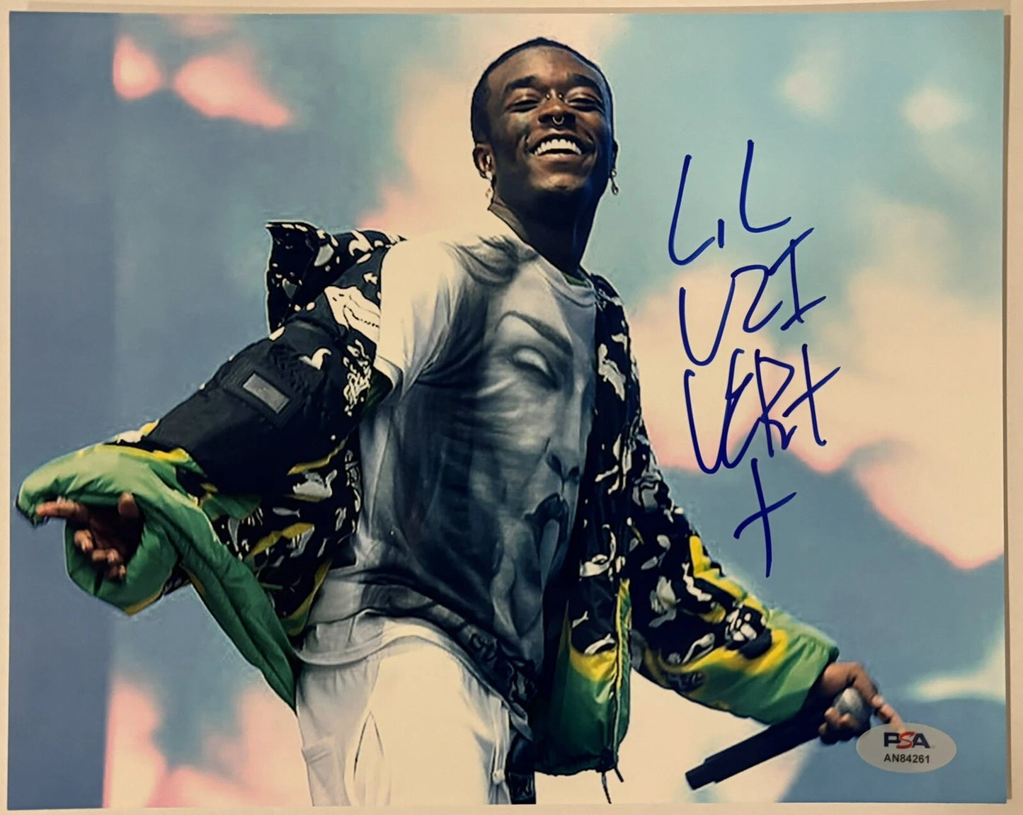 Lil Uzi Vert FULL NAME Autographed/Signed 8x10 Photo PSA!