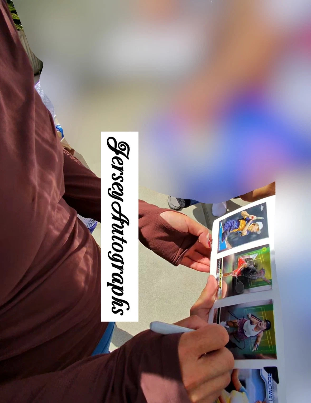 Lin Zhu Autographed/Signed 2024 Topps Chrome Card Exact Proof!