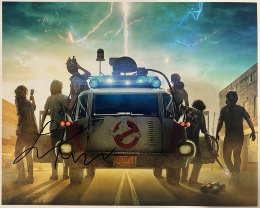 Logan Kim Autographed/Signed Ghostbusters Afterlife 8x10 Photo!