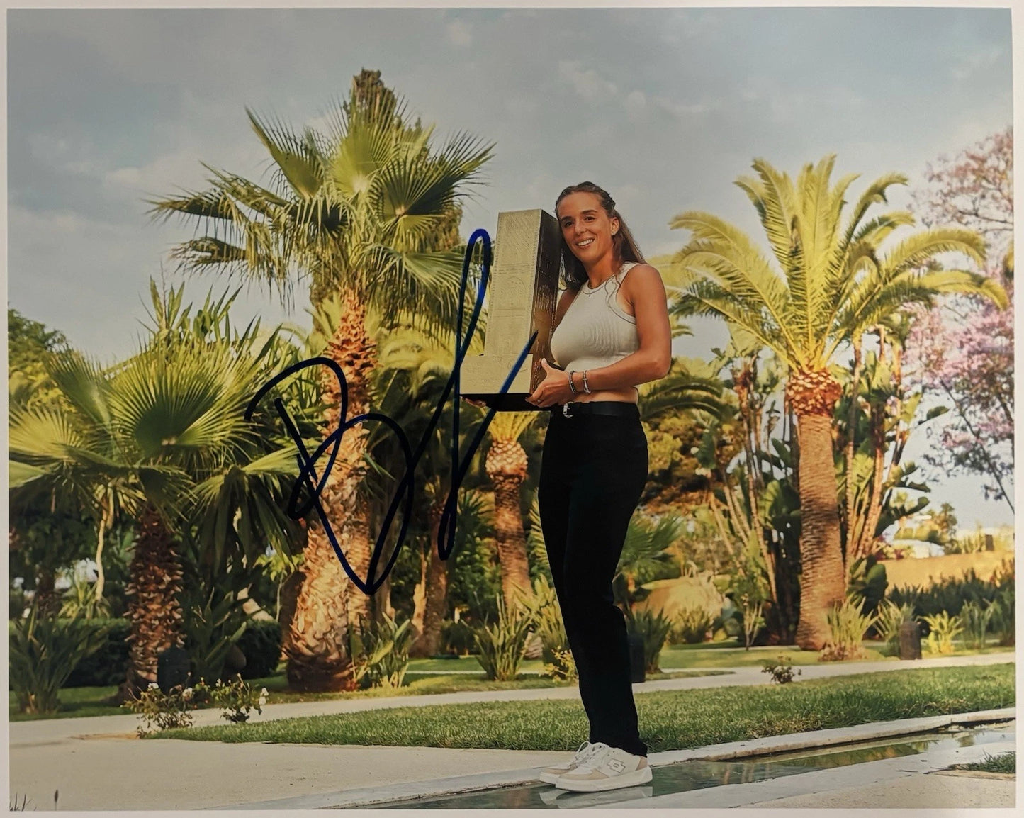 Lucia Bronzetti Autographed/Signed Trophy 8x10 Photo!