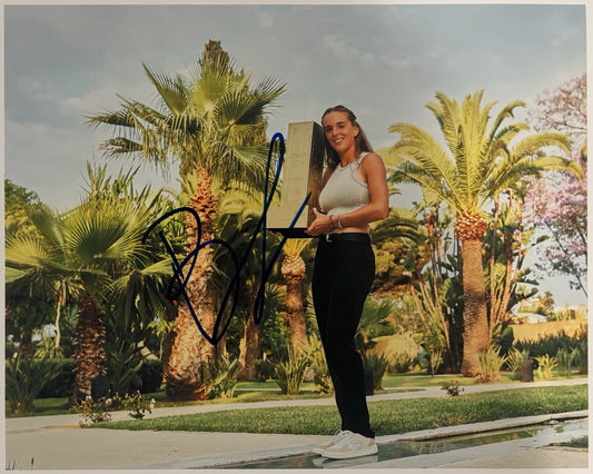 Lucia Bronzetti Autographed/Signed Trophy 8x10 Photo!