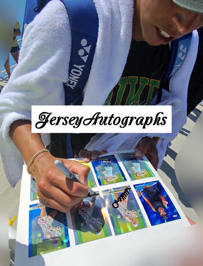 Madison Keys Autographed/Signed 2024 Topps Chrome Card Prism Refractor PSA & Exact Proof!