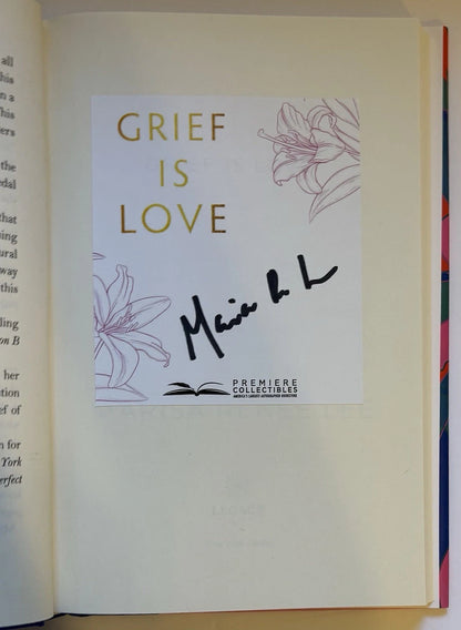Marisa Renee Lee Autographed/Signed "Grief is Love: Living With Loss" Book COA!