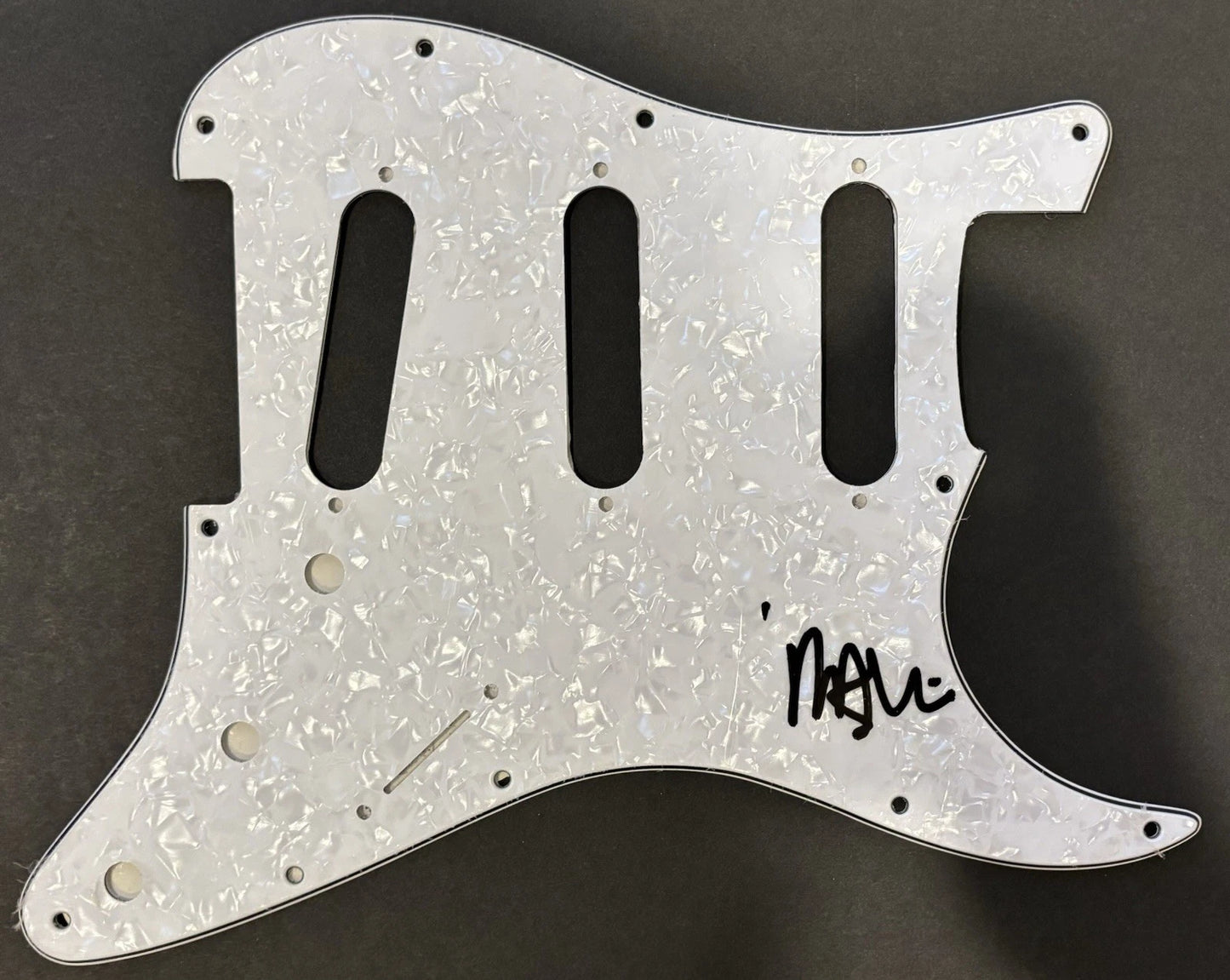 Marty Friedman (Megadeath) Autographed/Signed Electric Guitar Pickguard!