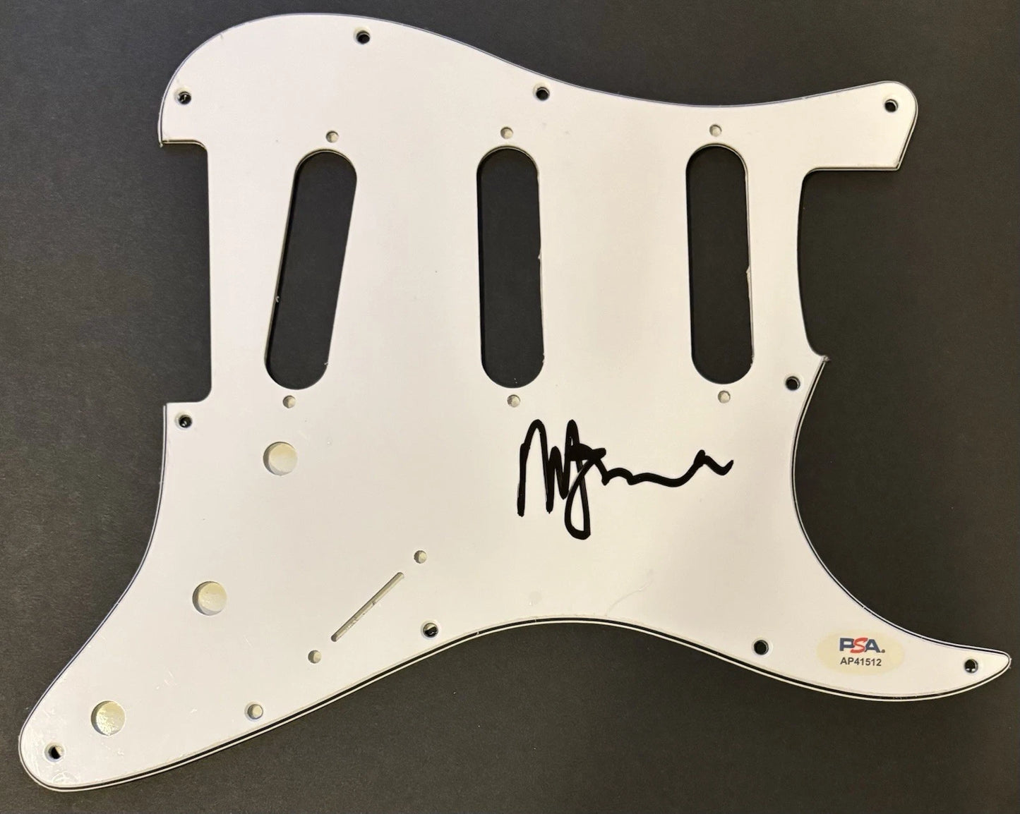 Marty Friedman (Megadeth) Autographed/Signed Electric Guitar Pickguard PSA!