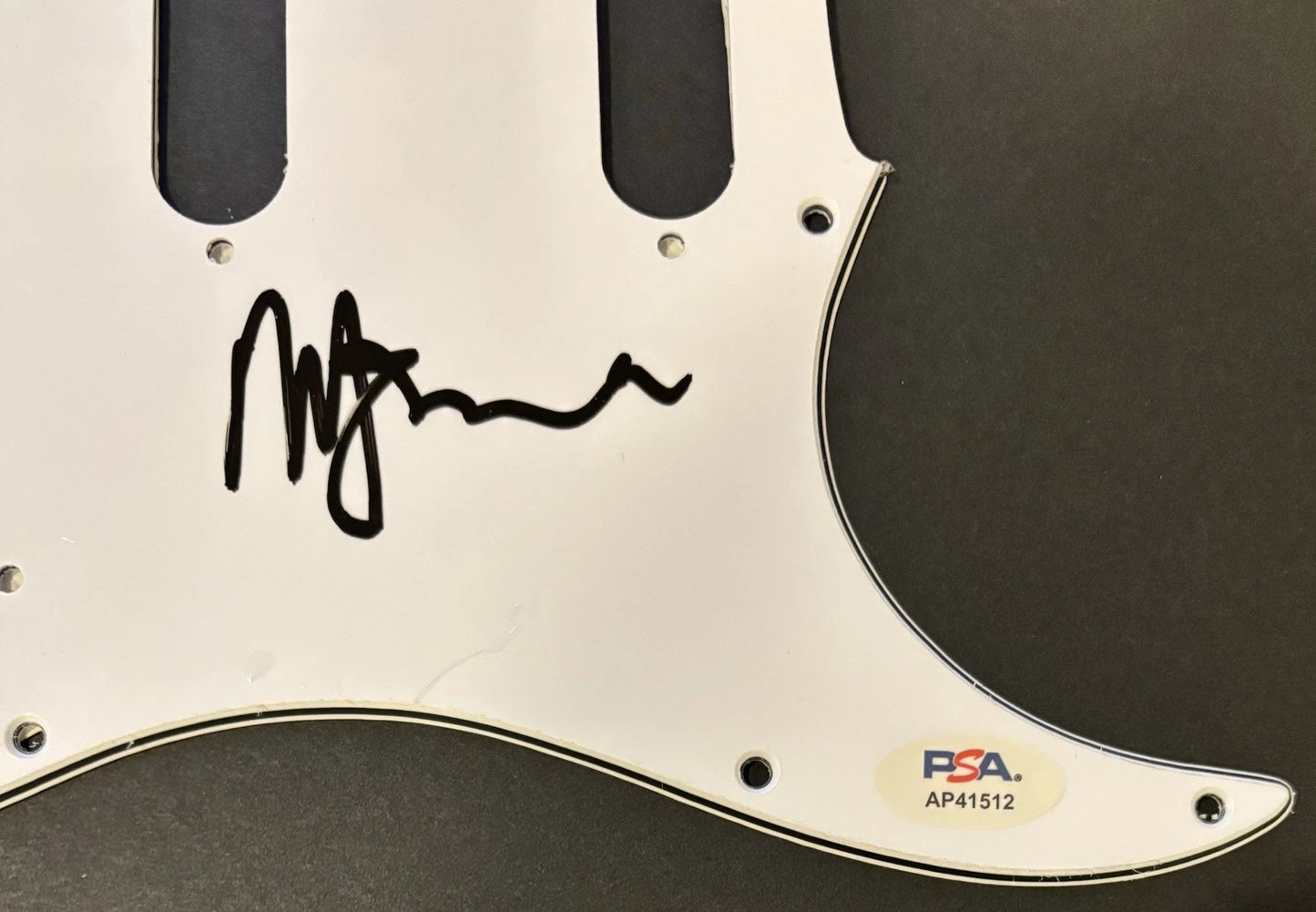 Marty Friedman (Megadeth) Autographed/Signed Electric Guitar Pickguard PSA!