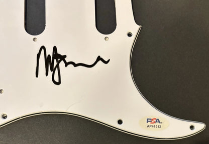 Marty Friedman (Megadeth) Autographed/Signed Electric Guitar Pickguard PSA!