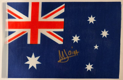Maya Joint Autographed/Signed Mini Australian Flag RARE! Tennis Auto WTA QTY