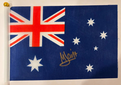 Maya Joint Autographed/Signed Mini Australian Flag RARE! Tennis Auto WTA QTY