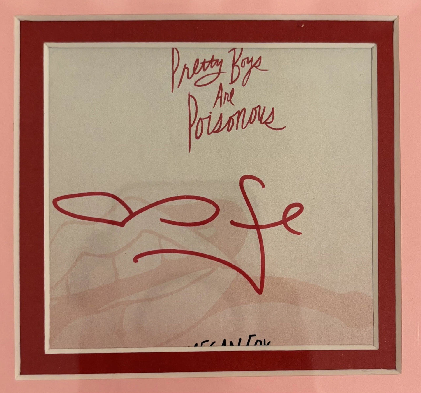 Megan Fox Autographed/Signed Cut JSA COA 11x14 Framed Custom & 2x Mat with Photo!