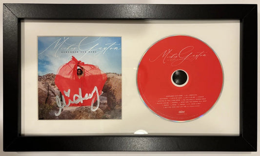 Mickey Guyton Autographed/Signed CD Booklet Remember Her Name Red Disc Framed!