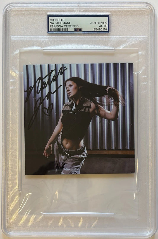 Natalie Jane Autographed/Signed Sick To My Stomach CD Insert PSA Encapsulated!