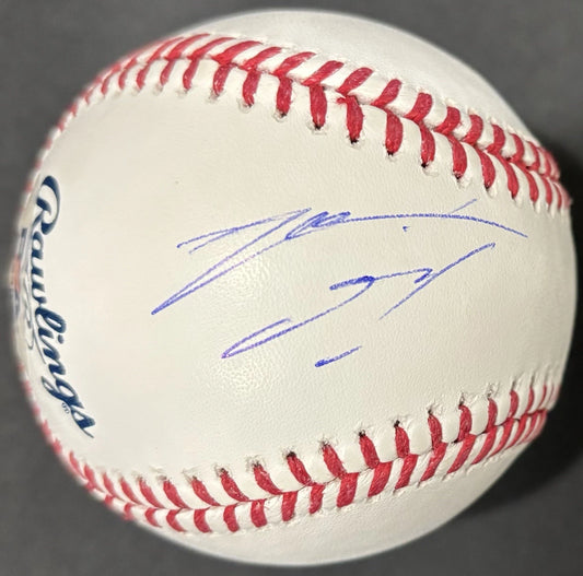 Nate Diaz Autographed/Signed ROMLB Baseball PSA!